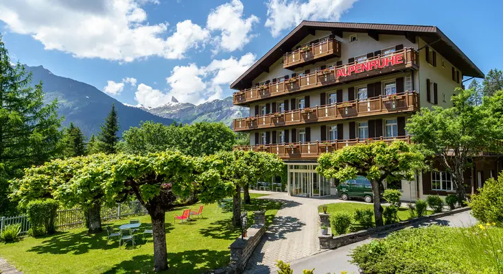 Romantisk hotel Hotel Alpenruhe - Vintage Design Hotel - Wengen, Schweiz