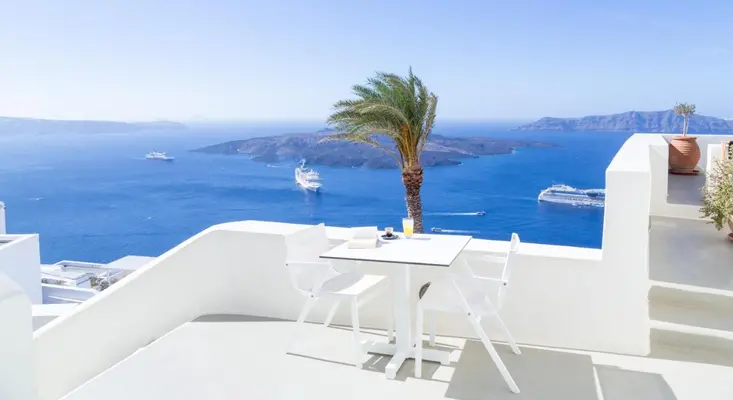 Romantisk hotel Pantelia Suites - Fira, Grækenland