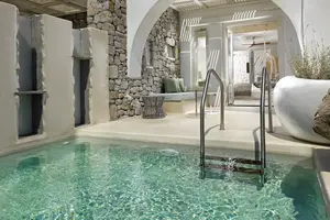 Strandhotel Kensho Ornos - Ornos, Grækenland