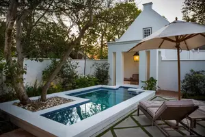 Lille hotel Akademie Street Boutique Hotel - Franschhoek, Sydafrika