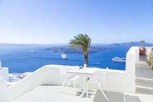 Romantisk hotel Pantelia Suites - Fira, Grækenland